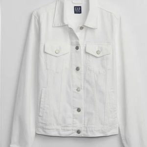Gap, White Jean-Jacket, size small